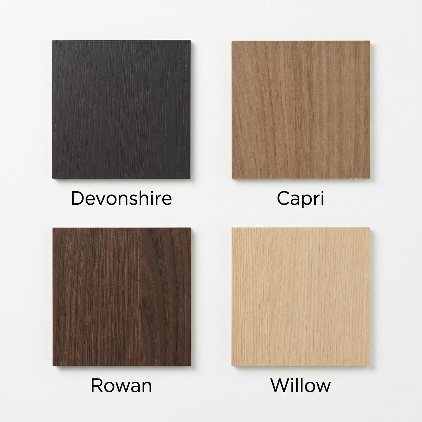 Sample 4-Pak: Rowan, Willow, Devonshire, Capri